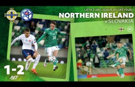 Slovakia Singkirkan Irlandia Utara, Lolos ke Putaran Final Euro 2020
