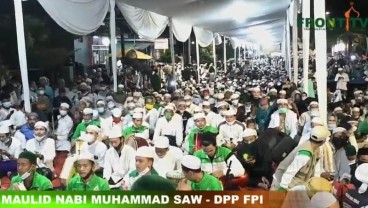 Maulid Nabi di Markas FPI: Ribuan Jemaah Hadir di Petamburan, Ini Videonya