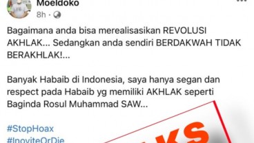 CEK FAKTA: Moeldoko Singgung Revolusi Akhlak di Media Sosial?