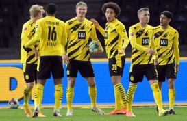 Hasil Bundesliga : Haaland Cetak 4 Gol, Dortmund Pesta di Berlin