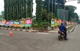 Markas Kodam Jaya Dipenuhi Karangan Bunga Dukungan untuk Pangdam