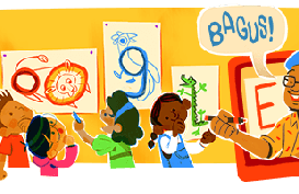 Google Doodle Tampilkan Pak Tino Sidin di Hari Guru Nasional, 25 November
