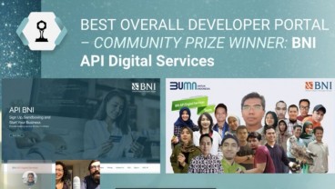 Mantap! Kalahkan 32 Perusahaan Global, BNI jadi Pengembang API Portal Terbaik