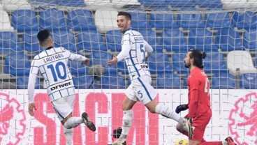 Inter Milan Bikin Sassuolo Derita Kekalahan Pertama, Skor 3–0