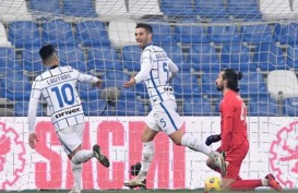 Inter Milan Bikin Sassuolo Derita Kekalahan Pertama, Skor 3–0