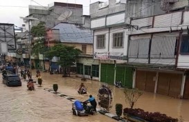 Kota Tebing Tinggi Dilanda Banjir, 3 Pabrik Karet Setop Operasi