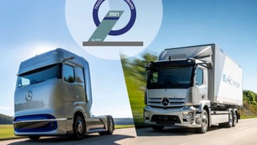 Dua Truk Listrik Mercedes Benz Dinilai Paling Inovatif