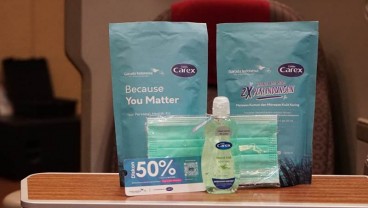 Gandeng Carex, Garuda Sediakan 100.000 Personal Health Kit di Pesawat