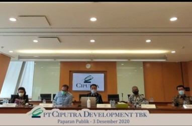 Jelang Akhir Tahun, Ciputra Development (CTRA) Raup Marketing Sales Rp3,8 Triliun
