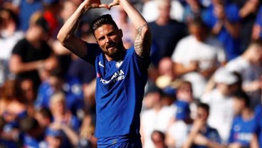 Hasil Liga Inggris : Lagi-lagi Giroud Gemilang, Chelsea Gasak Leeds