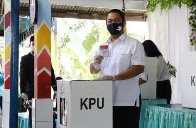 Pilkada Semarang 2020, Hendrar Puji Prokes di TPS 