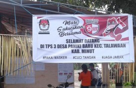 Terapkan Prokes, Warga Sulawesi Utara Berduyun ke TPS 