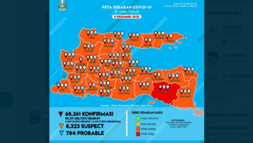 Corona Jatim Melonjak, Kasus di Jember Bertahan Tinggi dalam Sepekan