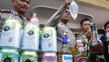 Polres Tual Maluku Gagalkan Penyelundupan 2,8 ton Miras Tradisional Jenis Sopi