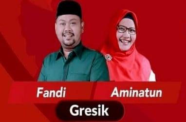 Pilkada Gresik, Real Count Rampung,  Fandi 51 Persen, Selisih 1 Persen dengan Petahana