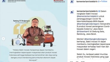 9 Bakti Inovasi Kemenristek Tanggulangi Covid-19 