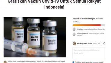 Jokowi Gratiskan Vaksin Covid-19, Petisi Online Netizen Sukses!