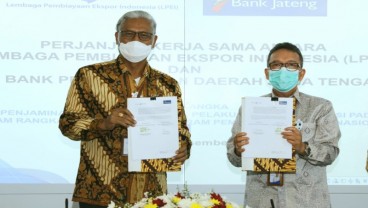 Bank Jateng Gandeng LPEI Jamin Kredit Korporasi