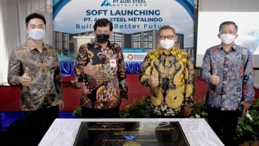 Pabrik Auri Steel di Kawasan Industri Kendal Resmi Beroperasi