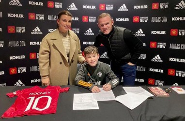 Putra Wayne Rooney Berusia 11 Tahun Gabung ke Manchester United