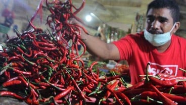 Harga Cabai Merah di Kota Bandung Meroket 100 Persen