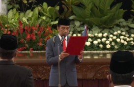 Jokowi Resmi Lantik 6 Menteri Kabinet Indonesia Maju di Istana Negara