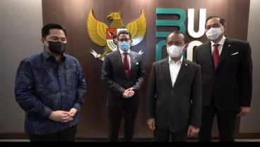 Reuni Hipmi! Erick Thohir, Sandiaga, M. Lutfi, dan Bahlil Bikin Video Bareng