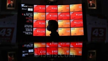 10 Saham Paling Turun Sepekan, ATAP Teratas