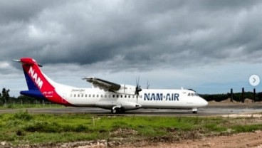 Nam Air Mendarat di Blora, Tandai Kesuksesan Uji Coba Bandara Ngloram