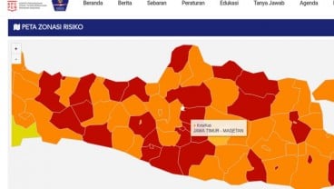 17 Daerah di Jawa Tengah Zona Merah Covid-19 pada Akhir 2020