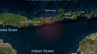 Gempa Bumi Bermagnitudo 5,3 Terjadi di Dekat Maumere