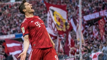 19 Gol, Striker Munchen Lewandowski Makin Mantap Top Skor Bundesliga