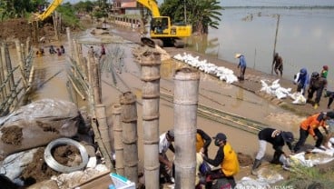 BBWS Pemali Juana Mulai Perbaiki Tanggul Sungai Gelis