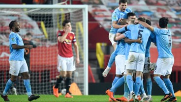 ManCity Tundukkan Manchester United, ke Final Piala Liga vs Tottenham