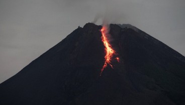 Merapi Luncurkan 17 Kali Lava Pijar Selama 12 Jam