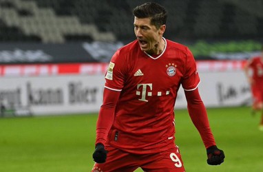 20 Gol, Lewandowski Top Skor Bundesliga Jauh Tinggalkan Haaland