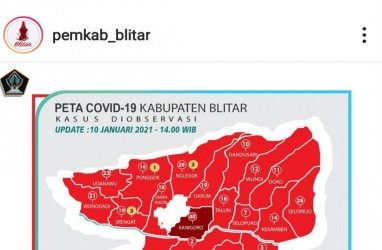 11 Daerah Jatim Lakukan Pembatasan Kegiatan, Ini Langkah Blitar