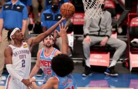 Hasil Basket NBA : Gilgeous-Alexander Gemilang, Thunder Gasak Nets