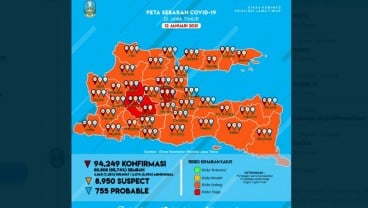 Zona Merah Covid-19 di Jatim Bertambah, Kini Madiun, Nganjuk, Kediri dan Mojokerto