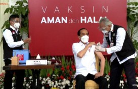 Disuntik Vaksin Covid-19, Jokowi: Nggak Terasa Sama Sekali