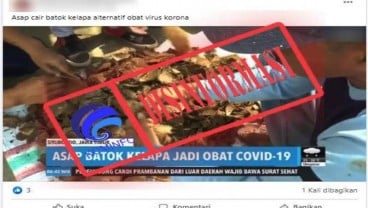 Cek Fakta : Asap Batok Kelapa jadi Obat Covid-19