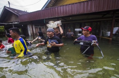 Banjir di Hulu Sungai Tengah, Kalimantan Selatan, Meluas