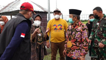 Detik-detik Mensos Risma Rasakan Guncangan Gempa Saat ke Sulbar, ini Videonya