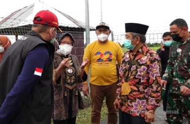 Detik-detik Mensos Risma Rasakan Guncangan Gempa Saat ke Sulbar, ini Videonya