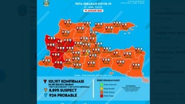 Zona Merah Covid-19 Jatim Kini Ngawi, Magetan, Madiun, Nganjuk, Ponorogo dan Trenggalek