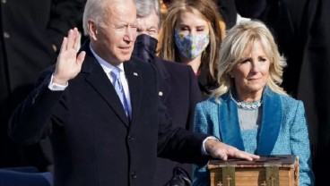 Presiden AS Joe Biden Tiba dengan Selamat di Gedung Putih