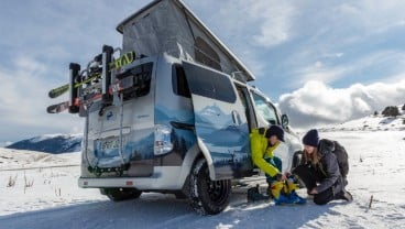 Nissan e-NV200 Winter Camper Hadirkan Kehangatan dalam Beku