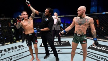 Kembali ke Panggung UFC, Conor McGregor Dipukul KO Dustin Poirier