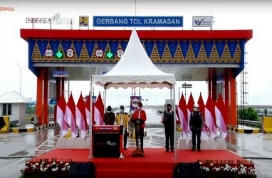 Jokowi Resmikan Jalan Tol Kayuagung-Palembang, Waktu Tempuh Hemat 75 Persen