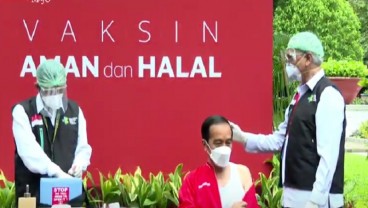 Presiden Jokowi Disuntik Vaksin Dosis Kedua, Ini yang Dirasakannya